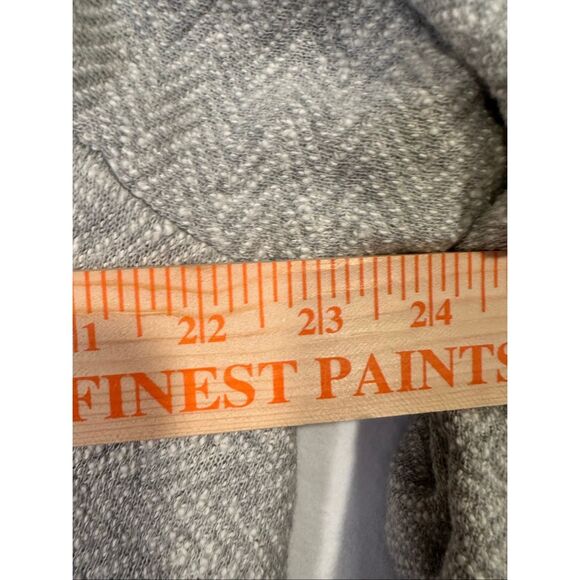 Faherty Women’s Kiki Poncho Hoodie Light Grey, size XL - Picture 9 of 10